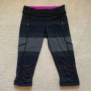 Rare Lululemon OM Stripe Passion Crop Pants